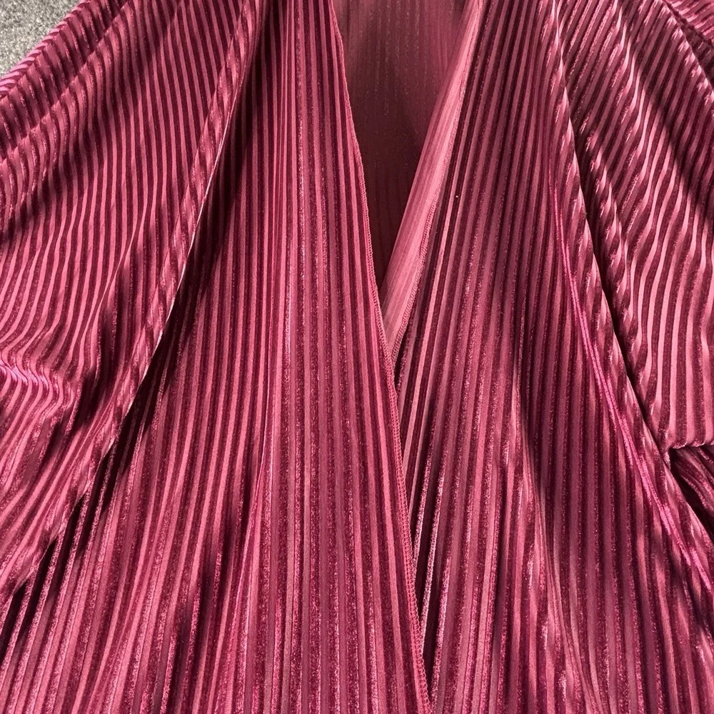 NWT Alkamy Burn Out Velvet Wrap Vacation Boho Resortwear XS